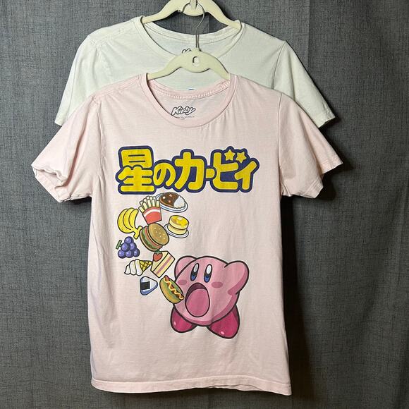 Set of Two (2) Kirby Shirts - Kirby Nintendo Men's Size Medium - Picture 1 of 10